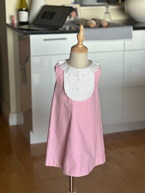 Little Girls Pink Tuxedo Dress